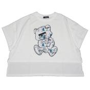 【UNDERCOVER-アンダーカバー】【LADY'S】FRONTSHORTWIDETEE KIEV BEAR【WHT】