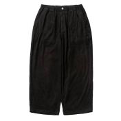 【TIGHTBOOTHPRODUCTION-タイトブースプロダクション】SUEDE BAGGY PANTS【BLK】